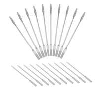 HAPINARY 20 Pezzi Spatole Doppia Estremità in Acciaio per Miscelazione Fondotinta Strumenti Compatti e Portatili per Miscelare e Facciale con Precisione