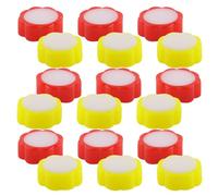 HAPINARY 20 Pezzi Spugna Bagnata per Dita a Forma di Fiore, Umidificatore Dita Portatile in Plastica per Contare Soldi e Documenti, Accessorio Ufficio per Banche e Contabilità