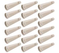 HAPINARY 20 Pezzi Venti Cilindri di Filo in Plastica Design Torre per Tintura e Vaporizzazione Resistenti Ad Alte Temperature e Pressioni per Industria Tessile e Applicazioni di Maglieria