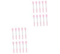 HAPINARY 20 Pz Cucchiaio Per Maschera Per Le Labbra Trucco Spugne Cosmetiche Applicatori Di Lucidalabbra Pennello Per Rossetto Cosmetico Spugna Per Labbra Labbro Rosa Gel Di Silice