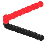 HAPINARY 200 Fiches da Bingo in Plastica 19 Mm, Gettoni Matematici Colorati Rossi e Neri, Segnalini per Giochi di Società, Attività di Gruppo e Serate di Gioco