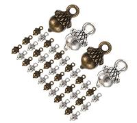 HAPINARY 200 Pezzi Ciondolo A Forma Di Di Natale, Ciondolo A Forma Di Ghianda, Ornamenti Natalizi, Accessorio Per Gioielli, Materiale Fai Da Te, Materiali Per La Creazione Di Gioielli Fai