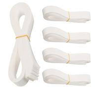 HAPINARY 200 pezzi Fascette per Banconote Carta Bianca Premium Cinghie per Contanti Facili da Usare Organizzatore di Denaro per Negozi e Malls