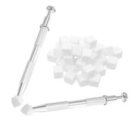 HAPINARY 200 Pezzi Spugnette Unghie Ombre con Pinza Grabber Mini Spugne per Nail Art Strumento per Miscelare Smalto Gel Accessori Manicure DIY per Casa e Salone