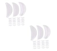 HAPINARY 20paia Silicone Eyelash Perming Pads Strumenti Per Sollevamento e Curvatura Delle Ciglia Lavabili e Riutilizzabili Per Uso Professionale e Personale