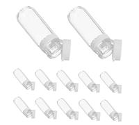 HAPINARY 20pezzi Contenitori Viaggio in Plastica Per Liquidi Anti-perdita Trasparenti e Tenuta Stagna Per Lozioni Essenziali e Ricaricabili e Portatili