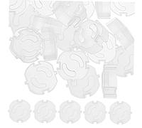 HAPINARY 20pezzi Coperture Protettive Per Prese Elettriche Coperture Per Spine Elettriche in Plastica Coperchi Per Ragazzo Ragazza Ragazza Per Cucina Soggiorno Bagno e Cameretta