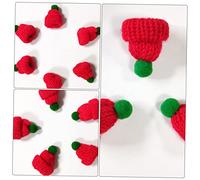 HAPINARY 20pezzi Mini Cappello di Decorazione Creativa Ornamento per Cappello di Decorazione Natalizia Fatta Mano