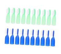 HAPINARY 20pezzi Spazzolini Da Denti Da Carcere Mini Strumenti Di Pulizia Piccoli Accessori Per Igiene Orale in Strutture Di Massima Sicurezza Design Spazzolino Da Dito Sicuro e Resistente