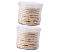 HAPINARY 20pezzi Spugne Struccanti Luffa Cuscinetti Per Esfolianti e Riutilizzabili Per Rimozione Make-up e Della