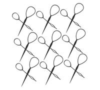 HAPINARY 20set Strumenti per Intrecciare i Capelli Neri Design Classico per Creare Trecce Code di Cavallo e Chignon Adatti per Uso Domestico e Scolastico Inclusi Aghi per Extension