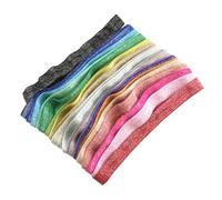HAPINARY 21pezzi Headband Elastic Nylon for Seamless Hair Band Material Mixed Colors Non- Stretchy for Infants and Toddlers