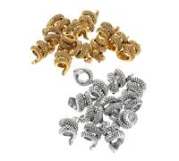 HAPINARY 24 Pezzi Charm Serpente in Anticato con Occhi Scarlatti Perline Animale per Bracciali e Collane Fai da Te Accessori Pendenti Resistenti e Versatili per Gioielli Uomo Donna