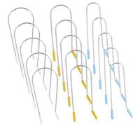 HAPINARY 24 Pezzi Di Fermagli Per Caldi a Di u Clip Di Ricambio Per Arricciacapelli Adatti Per Rulli Elettrici Da 1.9cm 2.54cm e 3.81cm Supportano Acconciature Voluminose Per Domestico e