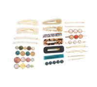 HAPINARY 24pezzi Fermagli Per Accessori Chic e Colorati Per Donne Fermagli Eleganti Per Cerimonie e Decorazioni Uniche Per