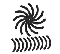 HAPINARY 24pezzi Ricariche Per Piegaciglia Gomma Compatibili Con Vari Facili Sostituire e Sicure Accessorio Per Make-up Femminile