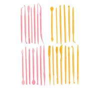 HAPINARY 28 Pezzi Utensili Modellazione Argilla in Resistente Mini Dimensioni Portatile per Scultura Ceramica Pasta di Zucchero e Argilla Polimerica Strumenti di Precisione per Principianti