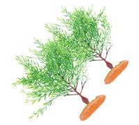 HAPINARY 2pezzi Alberi Modellino in Plastica Miniature Realistiche per Paesaggi Ferroviari e Micro Paesaggi Alberelli Artificiale per Modelli Architettura e Diorami