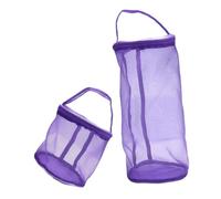 HAPINARY 2pezzi Borsa -Filati in Rete Rotonda Organizzatore per Palline Lana Borsa per Lavoro Maglia per Gomitoli Filato Portatile per Uncinetto e Tessitura Resistente e Ventilata