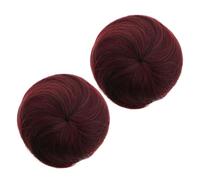 HAPINARY 2pezzi Chignon Finto Clip Per Capelli Extension Per Acconciature Raccolte Per Viaggi e Uso Quotidiano Facile Da Applicare e Trasportare