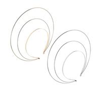 HAPINARY 2pezzi Cinghietta per Capelli in Ferro Tre Strati Stile Classico per Costumi da Sposa Ballo di Fine Anno e Halloween Facili da Realizzare e Personalizzare