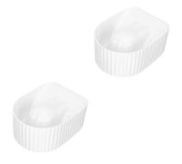 HAPINARY 2pezzi Ciotola Per Manicure Strumento Per Ammollo Unghie e Rimozione Gel Per Trattamenti e Unghie Per Spa e
