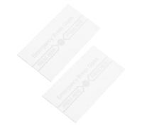 HAPINARY 2pezzi Copertura Sicurezza Vetro Per Interruttori Antincendio Resistente Ad Temperature Facile Installazione Visibilità Ricambio Per Allerta