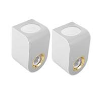 HAPINARY 2pezzi Distributore Di Dentifricio Automatico Supporto Ventosa Da Parete Senza Sforzo Per Ragazzo Ragazza e Adulti Kit Completo Per Bagno Di Famiglia Erogazione Controllata Facile