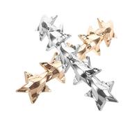 HAPINARY 2pezzi Fermagli Per Stella Cinque Punte in Metallo Fermagli Laterali Molla Per Stelle Per Di Design Alla Moda