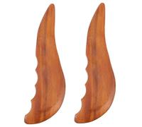 HAPINARY 2pezzi Gua Sha Piastra Massaggiante Per Scraping Strumento Bellezza Per Circolazione Sanguigna e Rilassamento Della
