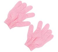 HAPINARY 2pezzi Guanti Da Doccia Esfolianti in Nylon Scrub Corpo Per Uomo Donna Ragazzo Ragazza Facile Da Pulire e Indossare Cordino Adatto Sapone Bagnoschiuma e Sali Marini