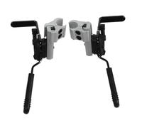 HAPINARY 2pezzi Leve Freno Per Sedia Rotelle in Metallo Maniglie Freno Lunghe Facili Da Installare Parti Di Ricambio Per Freni Carrozzina Affidabili e Sensibili