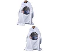 HAPINARY 2pezzi Mantellina Per Parrucchiere Con Per e Grembiule Per e Colorazione