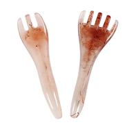 HAPINARY 2pezzi Massaggiatore Per Capelluto Di Pettini Guasha Scraper Per Massaggio Relaxante Da Fatica e Trattamento Della Naturale Facile Da Pulire e Maneggiare