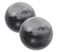 HAPINARY 2pezzi Palla in Pietra Naturale per Massaggi Terapeutici Massaggiatore Pilates con Carillon Palle con Carillon per Massoterapia Design Ergonomico per Rilassamento del Cervello