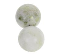 HAPINARY 2pezzi Palline Massaggianti in Pietra Naturale Palline Baoding Cinesi per Esercizi di Salute e Fitness con Scatola di Immagazzinaggio per Massaggi dei Tessuti Profondi e Esercizi