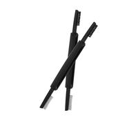 HAPINARY 2pezzi Pennello Per Sopracciglia e Pettine Per Ciglia Pieghevole Strumento Per Cosmetici Da Donna Duo Per Applicazione e Separazione Delle Ciglia