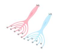 HAPINARY 2pezzi Pettine Massaggiatore Per Testa Artigli Dispositivo Portatile Per Massaggio Del Capelluto Strumento Manuale Per Massaggiare Testa Collo e Corpo Accessorio Per Pettinatura e
