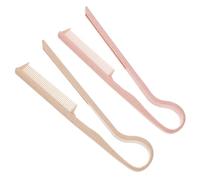 HAPINARY 2pezzi Pettine Topo in Plastica Spazzola Lisciante Per Beige Strumento Per Separare i Annodati