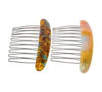 HAPINARY 2pezzi Pettini Per Capelli Laterali Francesi Pettini Per Capelli Torsione Francese Eleganti Accessori Per Da Donna Larghi Da Donna Fermagli Per Torsione