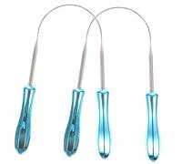 HAPINARY 2pezzi Raschietti Inossidabile U-shape Per Della Lingua Per Eliminare e Mantenere Orale Confezione