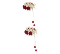 HAPINARY 2pezzi Rhinestone Tassel Hair Clip Per Donna Accessorio Elegante Per Acconciature Con Chignon Per Matrimoni e Feste Per Lunghi e Spessi
