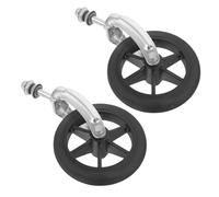 HAPINARY 2pezzi Ruote Anteriori con Cuscinetti per Sedia a Rotelle Realizzate in Tubo Volante Rulli per Guida Scorrevole e Stabile Migliorano Sterzata e Manovrabilità