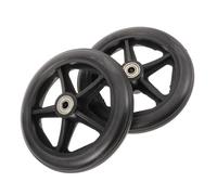 HAPINARY 2pezzi Ruote Anteriori Per Sedia Rotelle Di Ricambio Per Ruote Per Sedia Rotelle Parte Per Sostituzione Pratica e Duratura