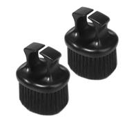 HAPINARY 2pezzi Spazzola Per Barba Da Uomo Design Ad Anello Realizzata in Nylon e Abs Per Styling Dei Capelli Pulizia Della Barba Adatta Per Parrucchieri e Uso Domestico