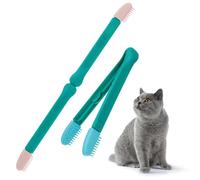 HAPINARY 2pezzi Spazzola Per Pulizia Occhi Gatti Di Pettini Leggeri Per Cuccioli Comoda e Pratica Per Rimuovere Le Macchie Di Lacrime e Massaggiare Pelo Dei Tuoi Amici Felini