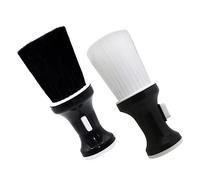 HAPINARY 2pezzi Spazzole Per Barbiere in Pelo Morbido Ad Alta Densità Accessori Per Pulizia Capelli Spolverino Professionale Per Collo e Orecchie Per Rimuovere Capelli Spezzati e Applicare