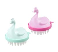 HAPINARY 2pezzi Spazzole Per Massaggio e Pulizia Del Capelluto Spazzole Per Shampoo e Doccia Adatte Per Uso Secco e Umido Comfort e Relax Durante Lavaggio Dei