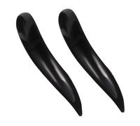 HAPINARY 2pezzi Strumento Guasha Per e Corpo Penna Per Agopuntura e Massaggiatore Per Punti Di Pressione Realizzato in Corno Di Bue Naturale Nero