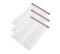 HAPINARY 3 fogli Adesivi Sopracciglia Autoadesivi Impermeabili Marroni Naturale Realistico con Texture Tatuaggio per Lunga Tenuta Donna e Ragazze